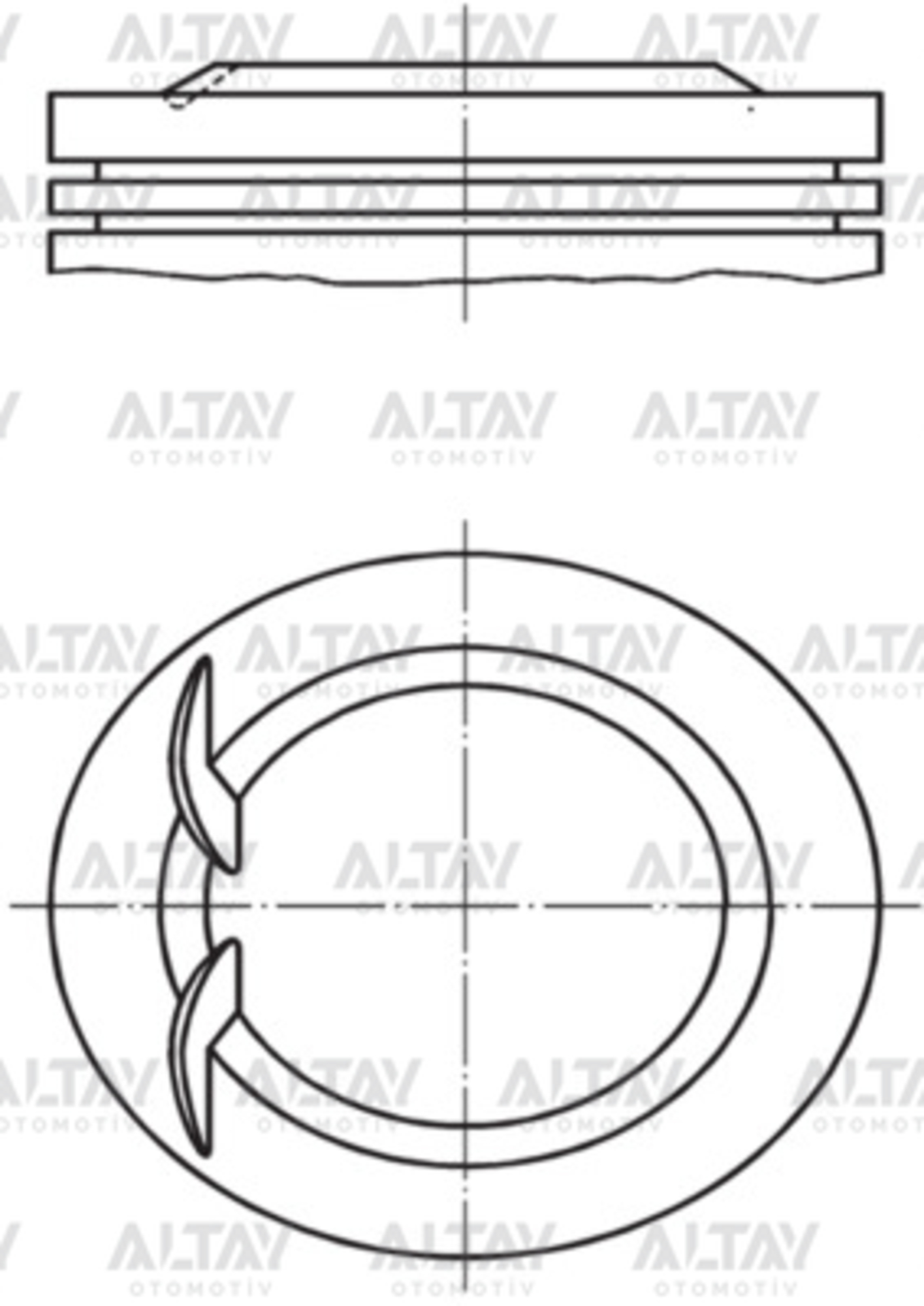 Opel Corsa Piston Segman Segmanlı F OEM 8771678050000G Opel Corsa Piston Segman Segmanlı F OEM 8771678050000G